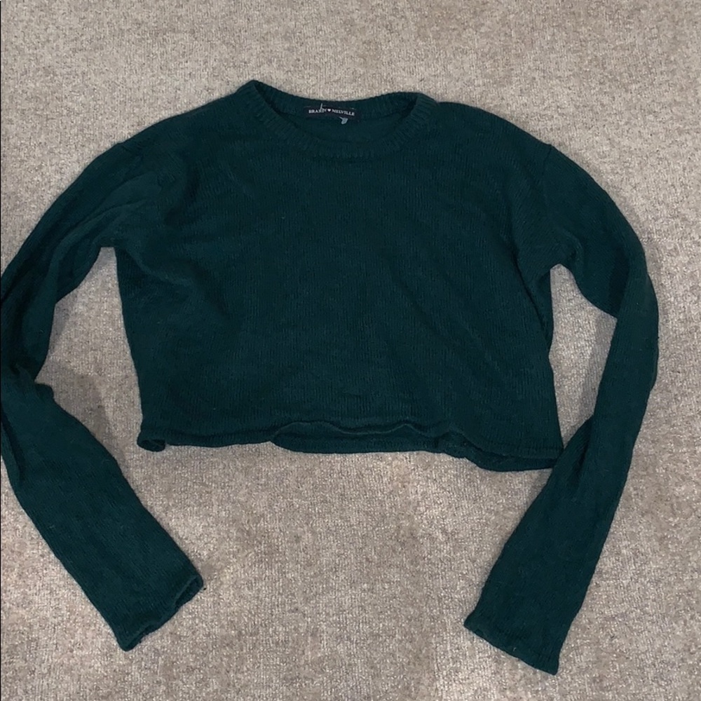 Brandy Melville forest green Francesca Sweater